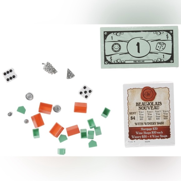 NWT Wine-opoly The Board Game by Late for the Sky Factory Sealed Wine Opoly BNIB - Picture 3 of 4